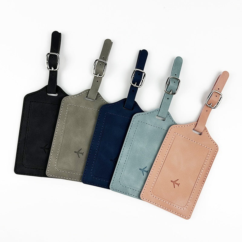 PU Leather Anti-magnetic Passport Holder Luggage Tag Suit