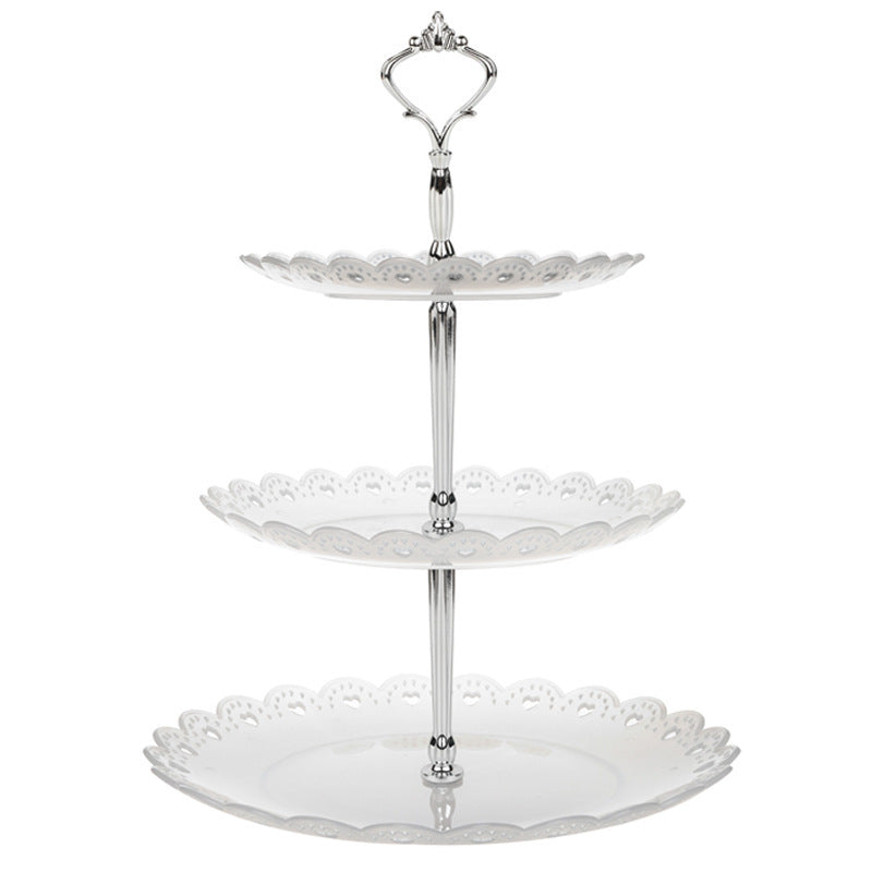 European-style Three-tier Cake Tray Dessert Tray