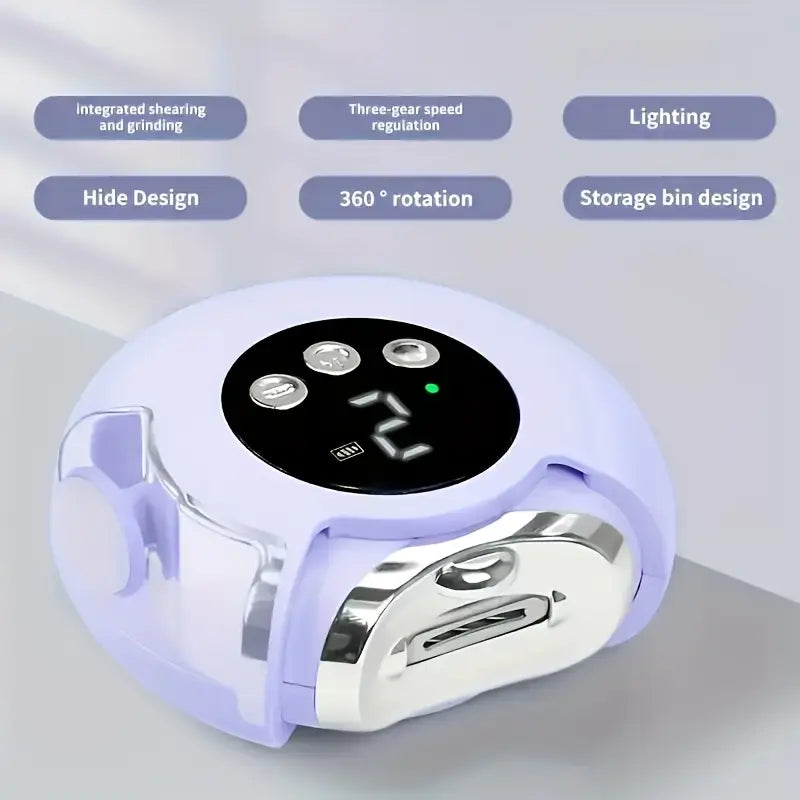 New Style Electric Nail Clipper Automatic Polisher