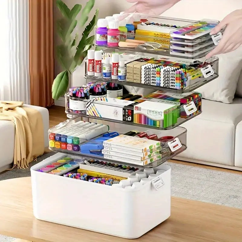 Household Large Capacity Multi-layer Medical Storage Box