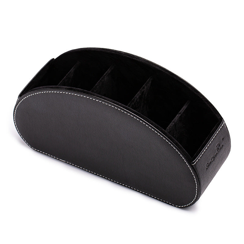 Household Supplies Remote Control Storage Box Of Leather