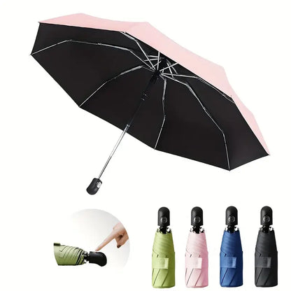 Women's Five-Fold Umbrella, Rain Or Shine, Automatic Umbrella