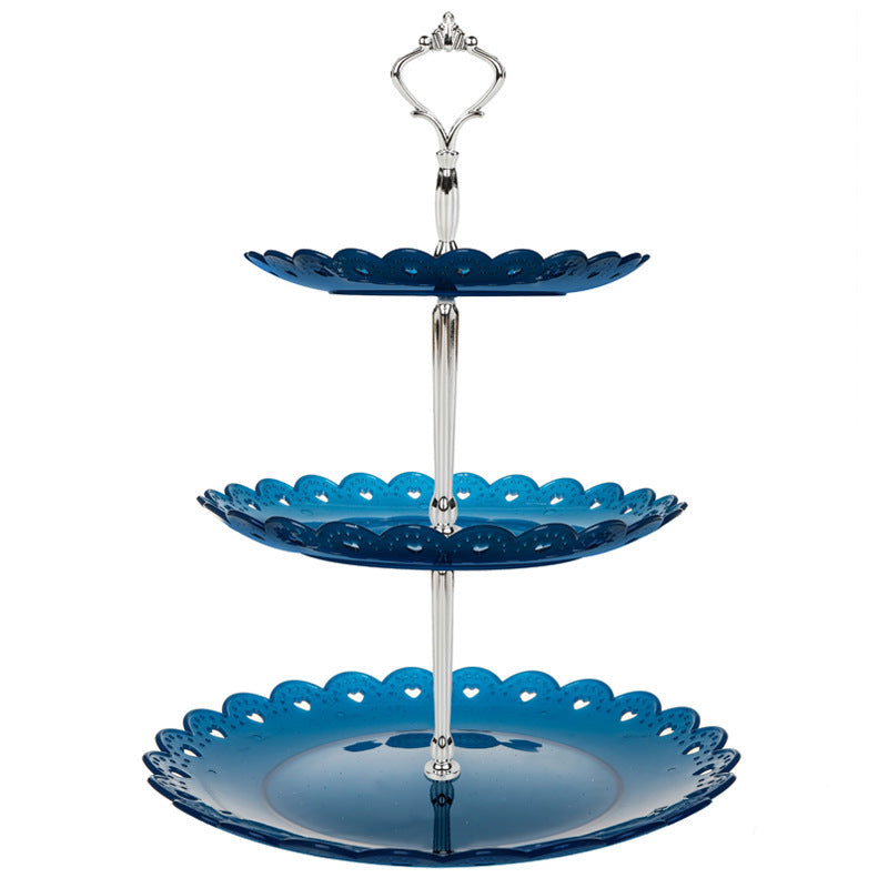 European-style Three-tier Cake Tray Dessert Tray