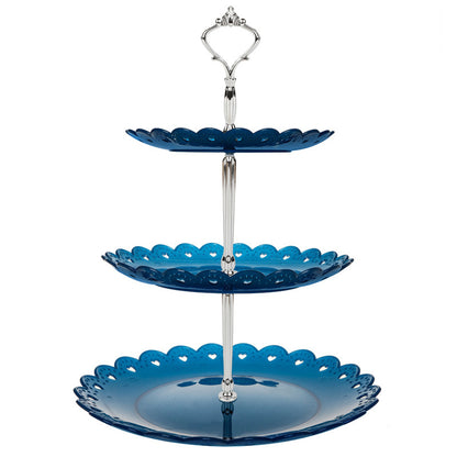 European-style Three-tier Cake Tray Dessert Tray