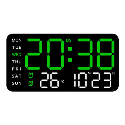Simple Digital Clock Display Living Room