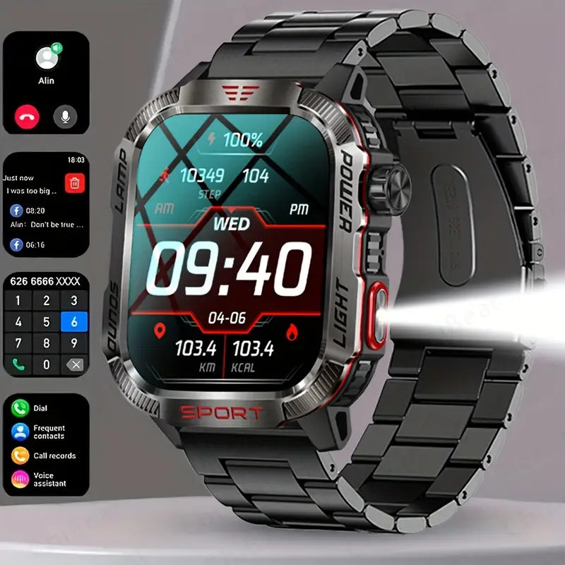 Bluetooth Talk Smart Watch Outdoor Three Anti Sports Waterproof Meter Step