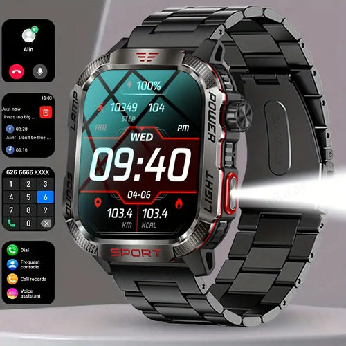 Bluetooth Talk Smart Watch Outdoor Three Anti Sports Waterproof Meter Step