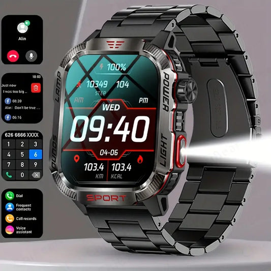 Bluetooth Talk Smart Watch Outdoor Three Anti Sports Waterproof Meter Step