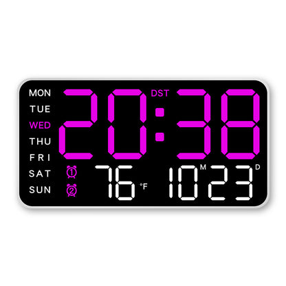 Simple Digital Clock Display Living Room