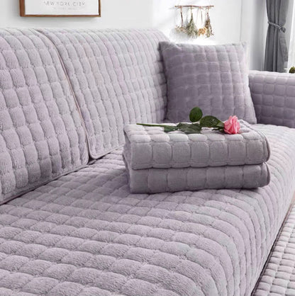 Cross-border Thickened Fleece Sofa Cushion Non-slip Cushion Autumn And Winter