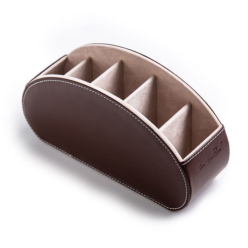 Household Supplies Remote Control Storage Box Of Leather