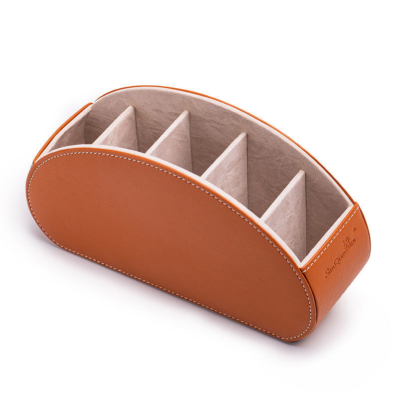 Household Supplies Remote Control Storage Box Of Leather