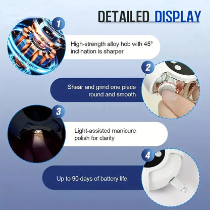 New Style Electric Nail Clipper Automatic Polisher