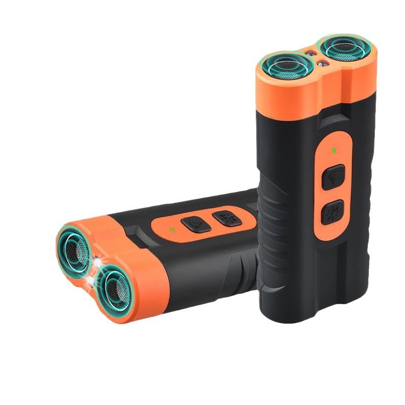 Dog Drives Ultrasonic Two-head Sound Wave Bark Stopper Torch Dog Repellent Artifact