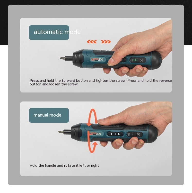Torque Adjustment Straight Handle 36V Electric Screwdriver Small