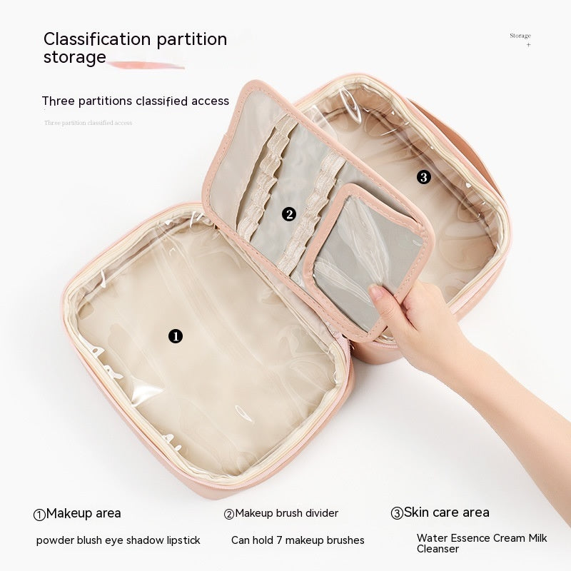 Multifunctional Storage Portable Ins Net Red Travel Washing And Makeup Bag