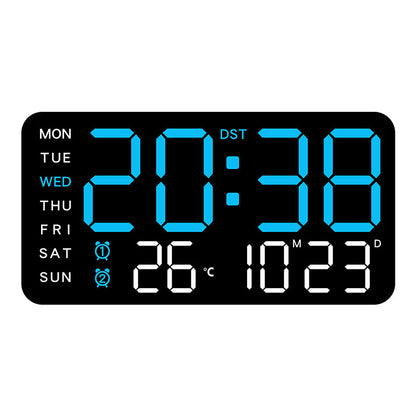 Simple Digital Clock Display Living Room